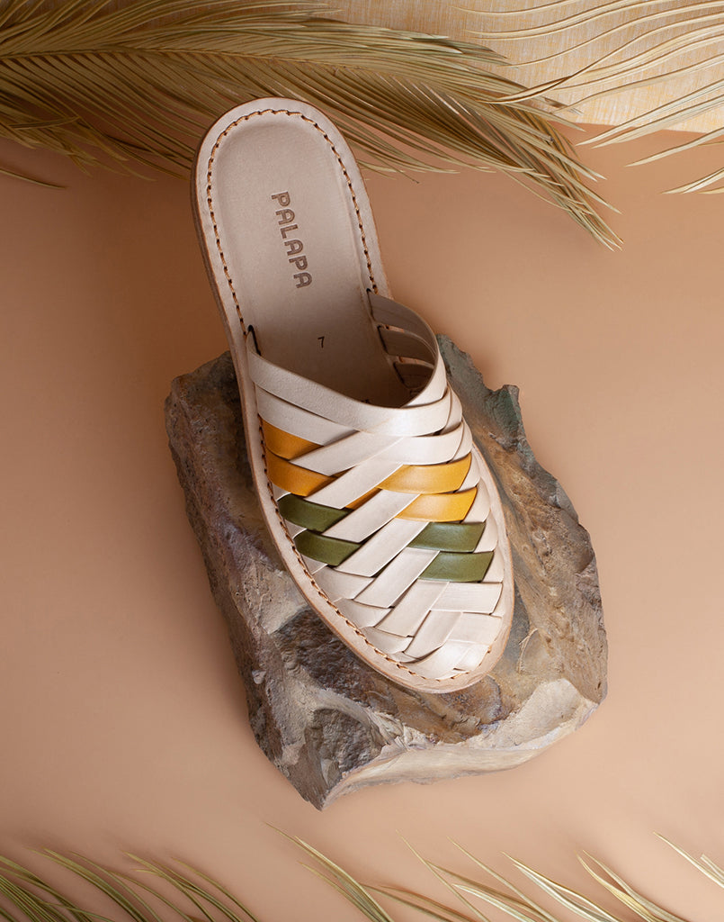 1 | Palapa Sandals: Comala, The Mule. This luxury leather sandal  is handmade in a female-lead ethical workshop. Summer and Vacation Must Haves. | Palapa