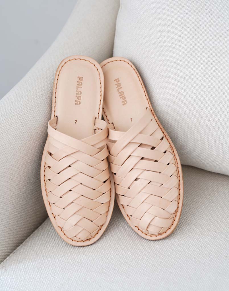 0 | Palapa Sandals: Comala, The Mule. This luxury leather sandal  is handmade in a female-lead ethical workshop. Summer and Vacation Must Haves. | Palapa